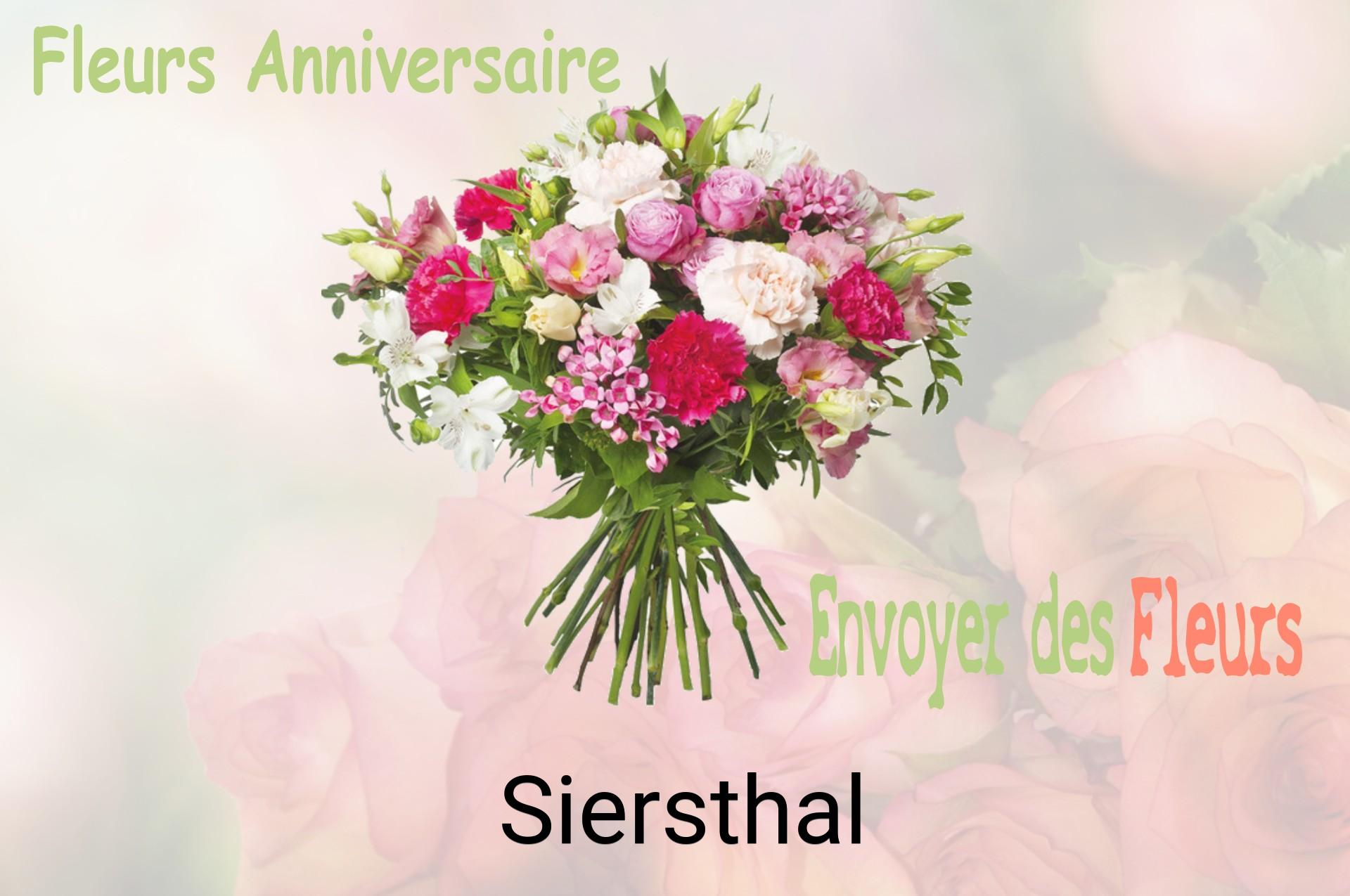 Bouquet de fleurs d’anniversaire livré à Siersthal