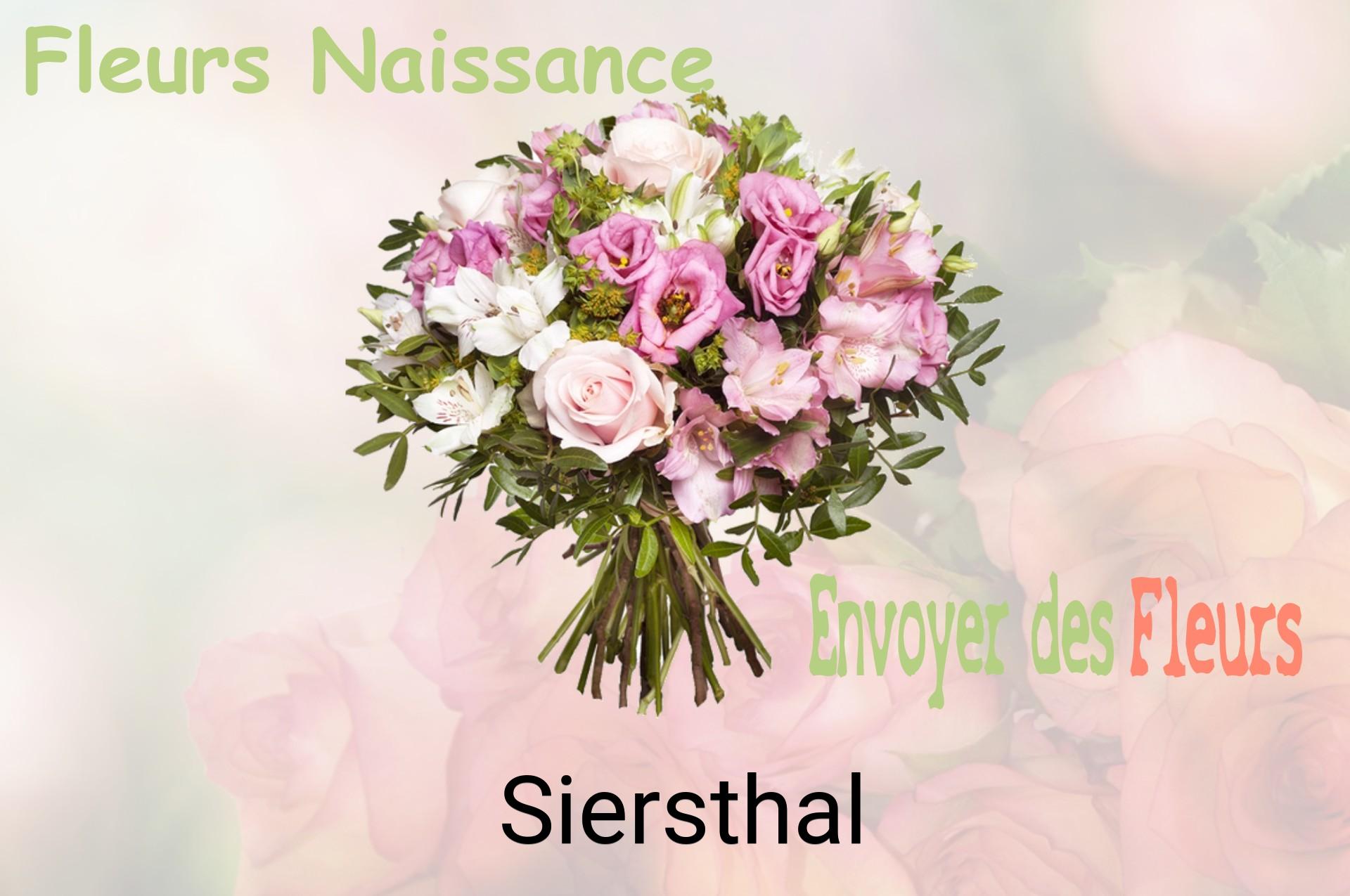 Bouquet de fleurs de naissance livré à Siersthal